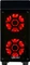 Hyrican Striker-X 5866, Red, Core i3-8100, 16GB RAM, 120GB SSD, 1TB HDD, GeForce GTX 1050 Ti Vorschaubild