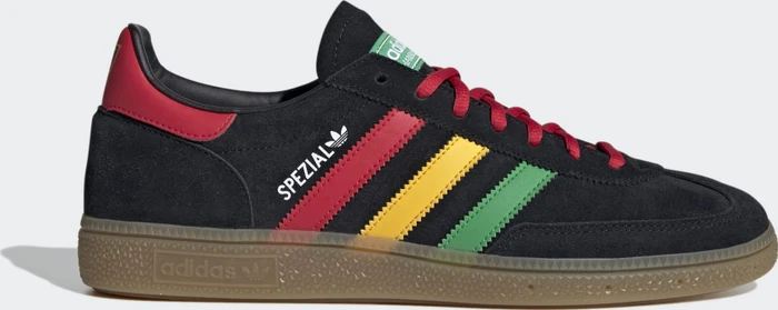 adidas Handball Spezial Jamaika core black/pure ruby/bold gold