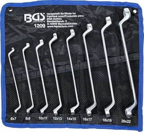 BGS technic Schraubenschlüsselsatz inkl. Tasche, 8-tlg.