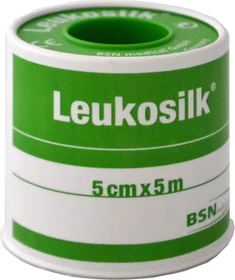 BSN medical Leukosilk Fixierpflaster, 5cm x 5m, 1 Stück