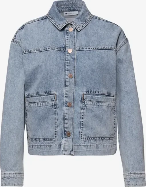 Street One Helle Waschung Jeansjacke light blue random washed (Damen)