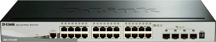 D-Link DGS-1510 Rackmount Gigabit Smart Switch, 24x RJ-45, 4x SFP+