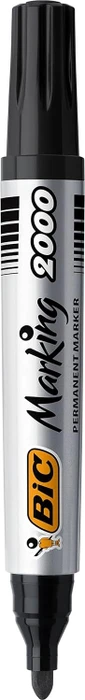 BIC Marking 2000 ECOlutions Permanentmarker Rundspitze 1.7mm schwarz/blau/rot/grün, 4er-Set, Blister
