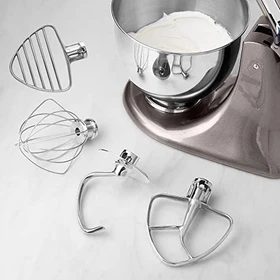 KitchenAid 5KSM5TH3PSS Küchenmaschinen Zubehörset, 3-tlg.