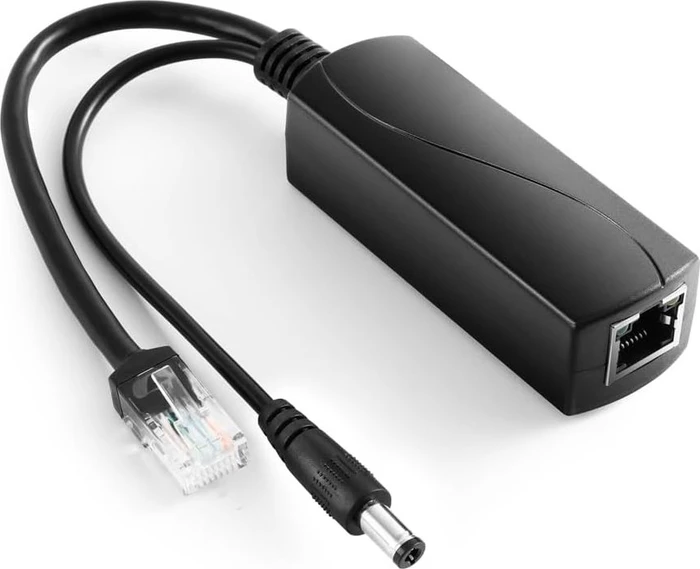 Revotech Desktop Gigabit PoE-Splitter, 2x RJ-45, PoE+ PD