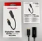 Axagon DisplayPort 1.2/HDMI 1.4b Adapterkabel schwarz, 0.15m Vorschaubild