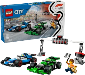 LEGO City - F1 Startaufstellung mit VCARB & Sauber Rennautos
