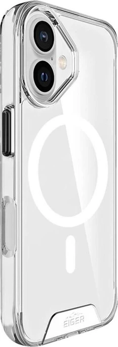 Eiger Glacier Case Magsafe für Apple iPhone 16 Plus transparent