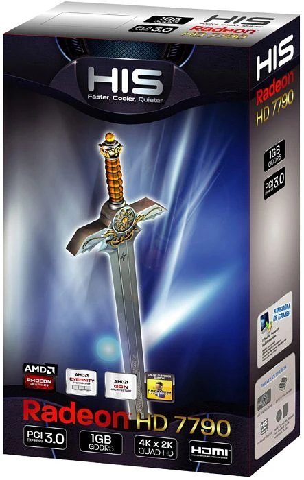 HIS Radeon HD 7790 iCooler, 1GB GDDR5, 2x DVI, HDMI, DP