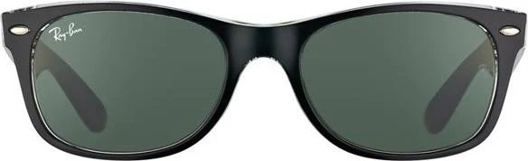 Ray-Ban RB2132 New Wayfarer Color Mix 52mm black-transparent/green classic