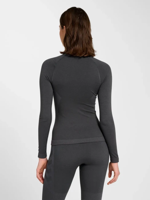 hummel CEA Seamless Tight Funktionsshirt langarm ebony (Damen)
