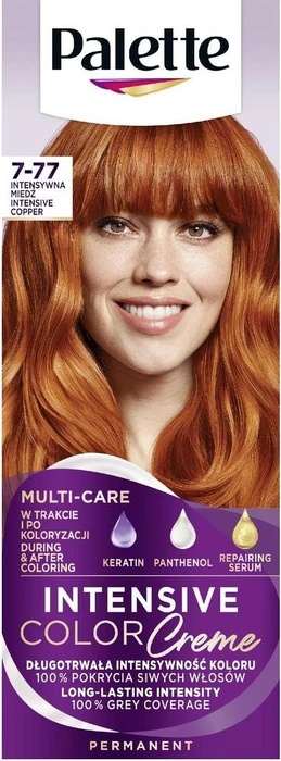 Schwarzkopf Palette Intensive Color Creme Haarfarbe 7-77 intensive copper, 110ml