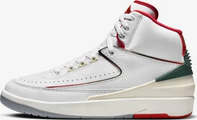 Nike Air Jordan 2 Origins white/fir/sail/fire red