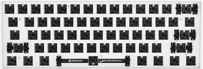 Sharkoon Skiller SGK50 S4 Barebone Gaming Tastatur, weiß, ANSI