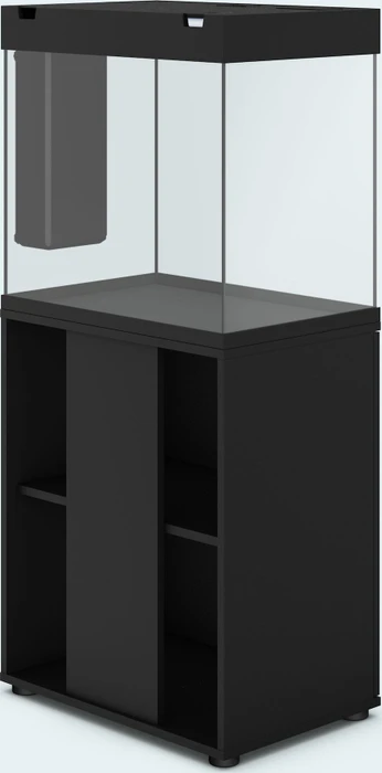 Juwel Lido 120 LED Aquarium-Set mit Unterschrank, schwarz/schwarz, 120l