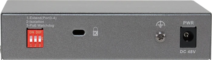 LevelOne GEP Desktop Gigabit Switch, 5x RJ-45, 60W PoE+