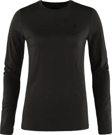 Fjällräven Abisko Wool Funktionsshirt langarm schwarz (Damen)