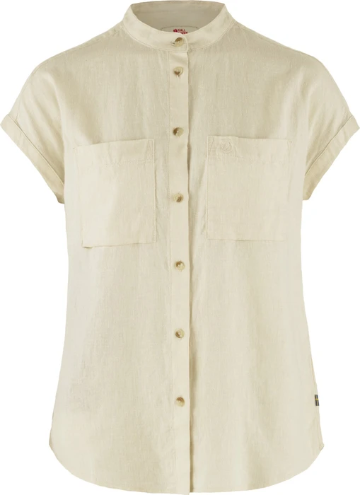 Fjällräven Övik Hemp Hemd kurzarm chalk white (Damen)
