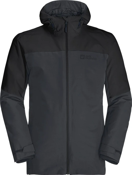 Jack Wolfskin Glaabach 3in1 Funktionsjacke schwarz (Herren)