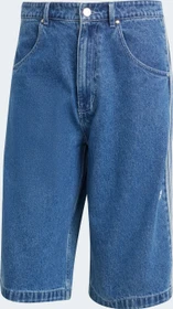 adidas Adicolor Denim Firebird Shorts Jeans medium blue denim (Herren)