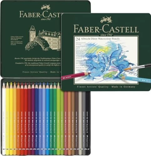 Faber-Castell Albrecht Dürer Aquarellstift sortiert, 24er-Set