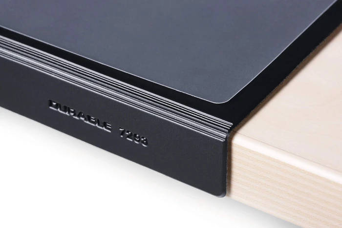 Durable 7293 Schreibunterlage mit Kantenschutz, schwarz
