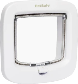PetSafe Katzenklappe mit manueller Verriegelung, weiß