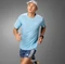 adidas Own The Run 3-Streifen Laufshirt kurzarm semi blue burst/white (Herren) Vorschaubild
