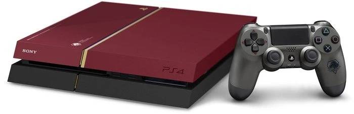 Sony PlayStation 4 - 500GB Metal Gear Solid V: The Phantom Pain Limited Edition Bundle rot/schwarz