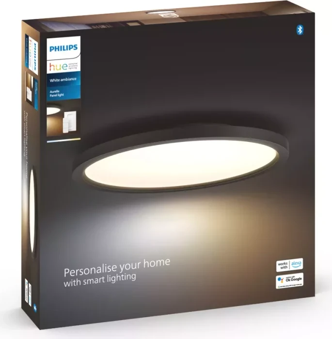 Philips Hue White Ambiance Aurelle LED-Panel schwarz