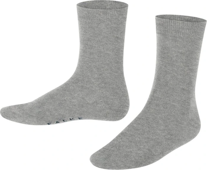 Falke Cotton Finesse Socken concrete mel. (Junior)