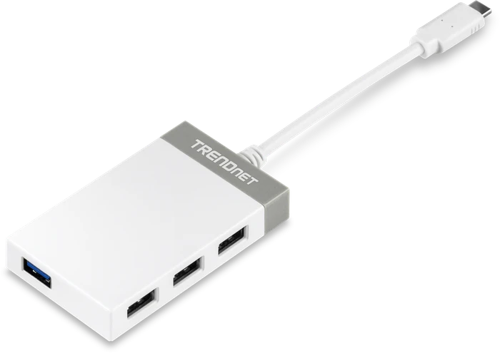 TRENDnet TUC-H4E USB-Hub, 4x USB-A 3.0, USB-C 3.0 [Stecker]