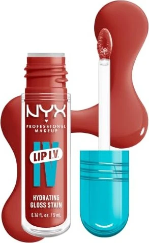 NYX Lip I.V. Hydrating Gloss Stain burst that tang!, 5ml