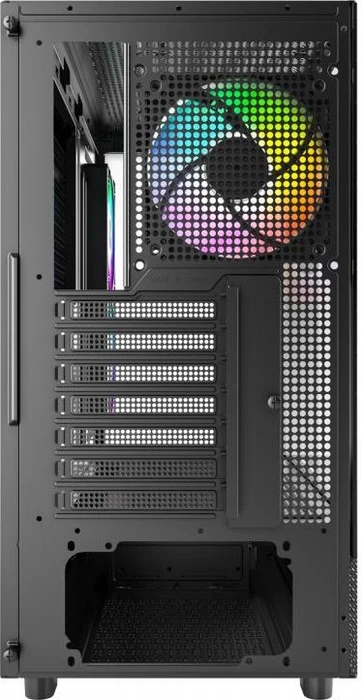 Montech XR, schwarz, Glasfenster