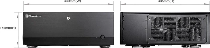 SilverStone Grandia GD07B-C, schwarz