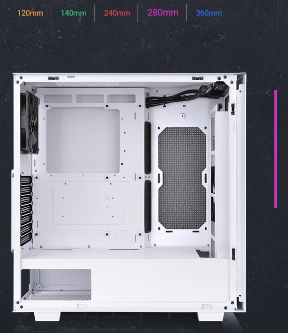 Thermaltake Divider 300 TG Air Snow Edition, weiß, Glasfenster