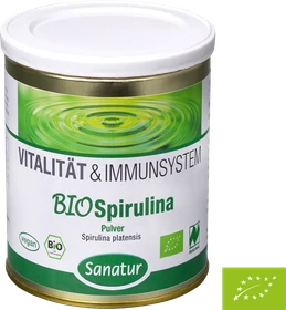 Sanatur Vitalität & Immunsystem Bio Spirulina Pulver, 400g