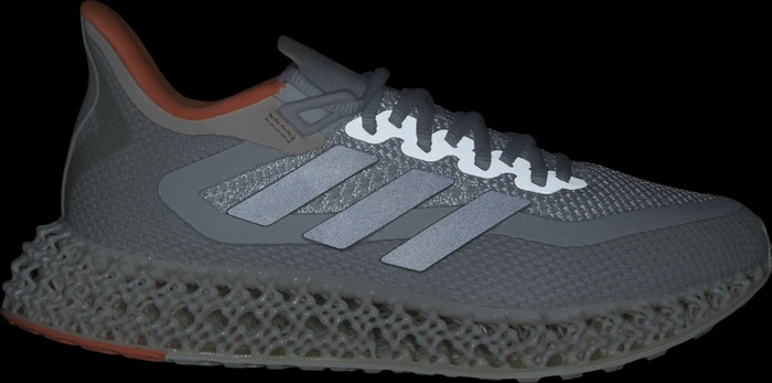 adidas 4DFWD 2 cloud white/night metallic/bliss orange (Damen)