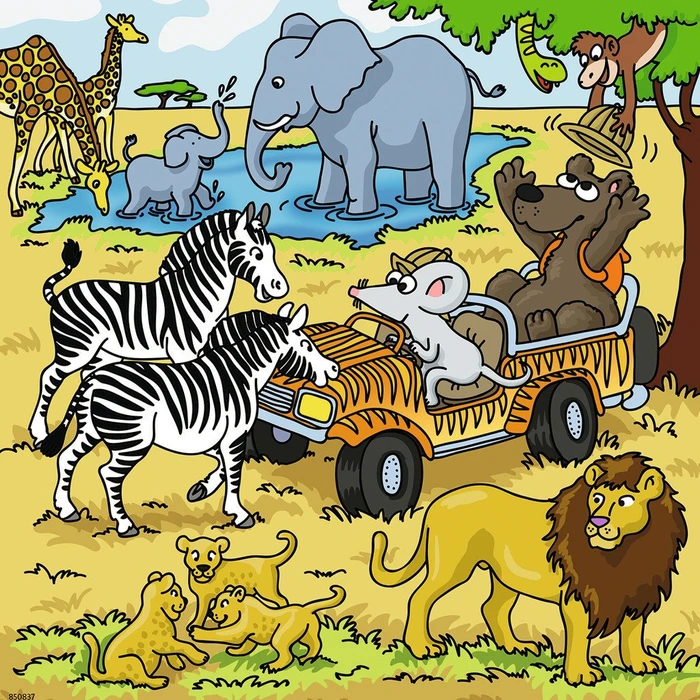 Ravensburger Puzzle Mauseschlau und Bärenstark Abenteuer mit Mauseschlau und Bärenstark