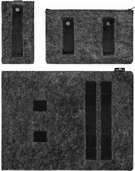Durable Notebook Hülle MultiBag EFFECT Passend für maximal: 41,7 cm (16,4") Anthrazit, Grau