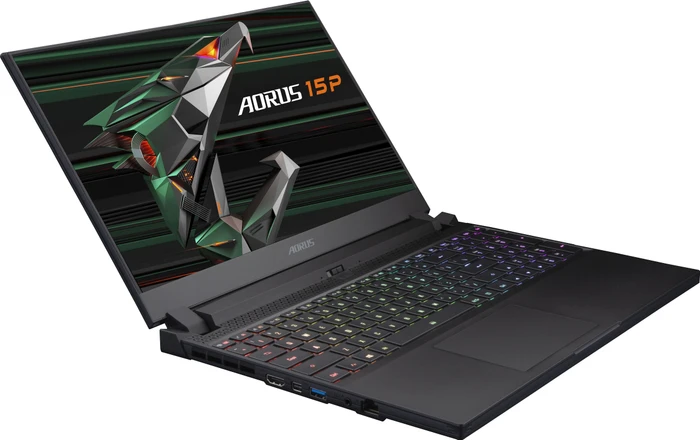GIGABYTE AORUS 15P, Core i7-10870H, 32GB RAM, 512GB SSD, GeForce RTX 3070, DE