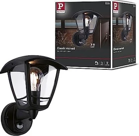 Paulmann Classic Curved Sensor Wandleuchte E27
