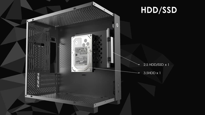Raijintek Paean Mini, Glasfenster, Mini-ITX