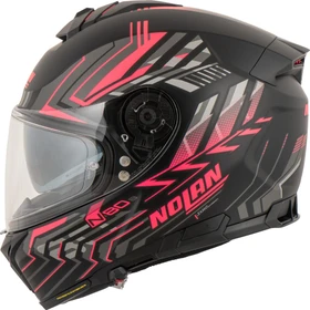 Nolan N80-8 Turbolence schwarz/grau/rosa