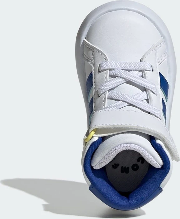 adidas Grand Court Mid cloud white/royal blue/ice yellow (Junior)