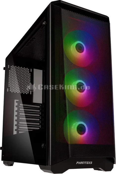 Phanteks Eclipse P400A Digital, schwarz, Glasfenster