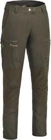 Pinewood Caribou TC Hose lang dunkel olivgrün (Damen)