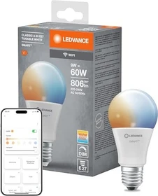 Osram Ledvance SMART+ WiFi Classic Tunable White A60 230V TW FR 9W E27