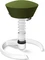 Aeris Swopper New Edition Bürohocker mit Gleitern, Feder Standard, Gestell Alu weiß, Bezug Wollmischung Select grün Vorschaubild