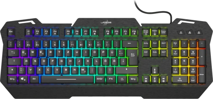 Hama uRage Exodus 450 Metal Gaming Tastatur, USB, DE